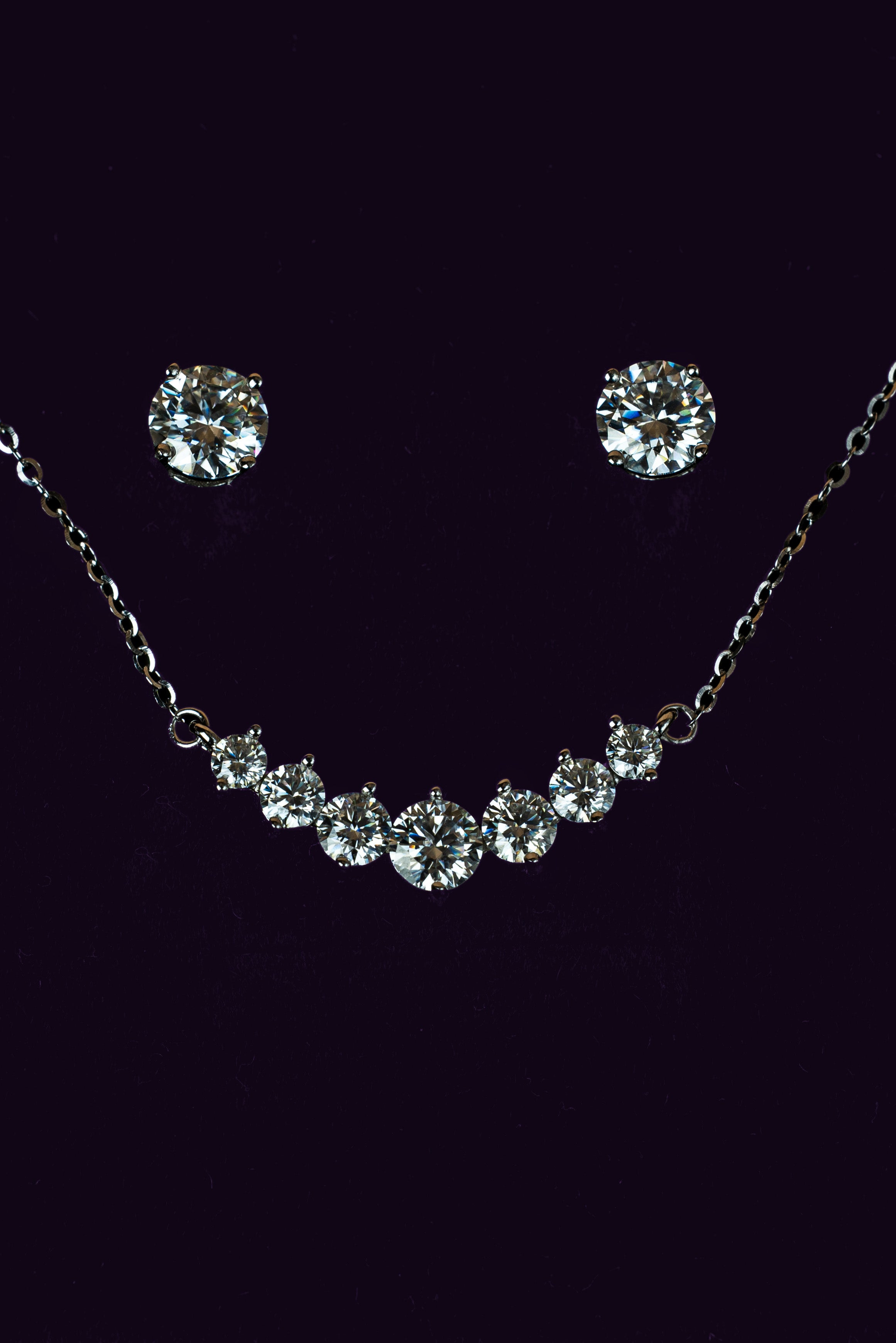 Veyelle The Edit set featuring Celestine necklace and Pura earrings
